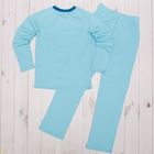 Пижама для мальчика, рост 110 см, цвет бирюзовый М848 - Фото 2