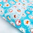 Бумага упаковочная глянцевая "Зимние зверята",70х100 см - Фото 1