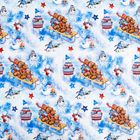 Бумага упаковочная глянцевая "Снежные истории",70х100 см - Фото 2