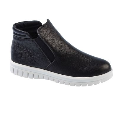 Ботинки женские с увеличенной полнотой, размер 39, цвет чёрный, арт. 16101