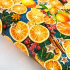 Бумага упаковочная глянцевая «Пряные мандарины», 70 × 100 см - Фото 2