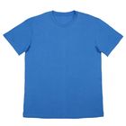 Футболка однотонная мужская цвет голубой, р-р 50 (L) - Фото 1