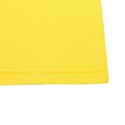 Футболка однотонная женская цвет желтый, р-р 46 (M) - Фото 4