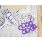 Валик для нарезки теста Доляна «Лепота», 12.5×3×19 см, 4 насадки, цвет белый - Фото 10