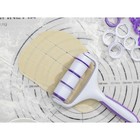 Валик для нарезки теста Доляна «Лепота», 12.5×3×19 см, 4 насадки, цвет белый - Фото 12