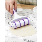 Валик для нарезки теста Доляна «Лепота», 12.5×3×19 см, 4 насадки, цвет белый - Фото 5