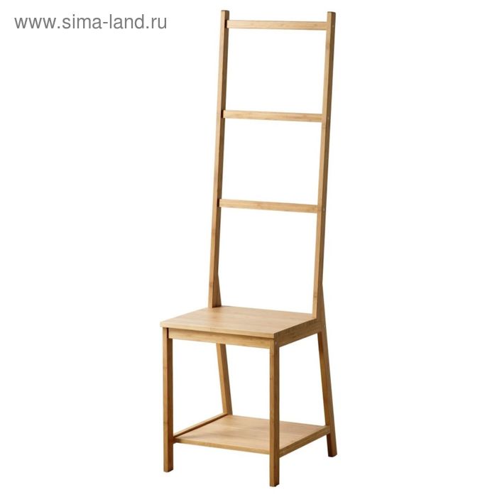 Стул с держателями для полотенец, бамбук РОГРУНД - Фото 1