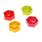 Набор форм для печенья «Шестиугольник», 5 шт, 9,5×3×8 см, цвет МИКС - Фото 2
