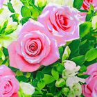 Постельное бельё 1,5сп"Традиция: Розы", 147х217 см, 150х220 см, 70х70 см - 2 шт - Фото 3
