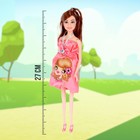 Кукла-модель беременная «Лиза» с малышкой, коляской и аксессуарами, МИКС - Фото 3