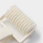 Валик для нарезки теста Доляна «Сетка», 17.5×9.5×4.5 см, белый - Фото 3