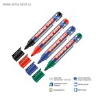 Набор маркеров для доски EDDING E-360/4S, 1.5 - 3.0 мм, 4 цвета - Фото 1