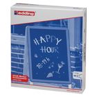 Маркер меловой Edding Е-4090 4-15 мм, для окон и стекла смываемый красный - Фото 2