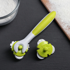 Валик для нарезки теста Доляна «Помощник», насадка 1 шт., 16.5×5.5×2.5 см, цвет МИКС - Фото 1