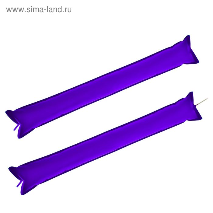 Палка-стучалка болельщика, набор 2 шт., цвет фиолетовый - Фото 1