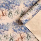 Бумага упаковочная крафтовая «В зимнем лесу», 50 × 70 см - Фото 1