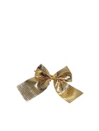 Ёлочные игрушки «Сюрприз», шары новогодние, набор 16 шт. (4 колокол, 4 шара, 4 звезды, 4 банта), золотистый - Фото 7