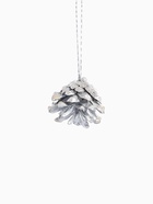 Ёлочные игрушки «Сюрприз», шары новогодние, набор 16 шт. (4 шара, 4 банта, 4 подарка, 4 шишки), серебристый/голубой - Фото 5