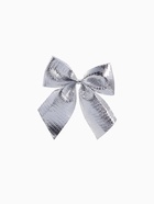 Ёлочные игрушки «Сюрприз», шары новогодние, набор 16 шт. (4 шара, 4 банта, 4 подарка, 4 шишки), серебристый/голубой - Фото 7