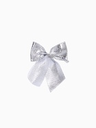 Ёлочные игрушки «Сюрприз», шары новогодние, набор 16 шт. (4 шара, 4 банта, 4 подарка, 4 шишки), серебристый/голубой - Фото 9