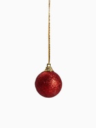 Ёлочные игрушки «Зимний лес», шары новогодние, набор 12 шт. (9 шаров,3 шишки), красный - Фото 4