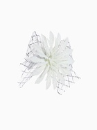 Ёлочные игрушки 2 шт. «Зимнее волшебство. Бантик с астрой» пластик,11×9 см, белый - Фото 4