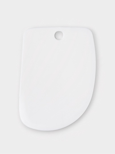 Шпатель кондитерский Доляна, 12.5×8.5 см, цвет белый