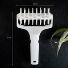 Валик для накатки теста Доляна «Дырки», 21×12.5×6.5 см, пластик, белый - Фото 3