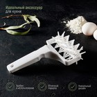 Валик для накатки теста Доляна «Дырки», 21×12.5×6.5 см, пластик, белый - Фото 6