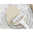 Валик для накатки теста Доляна «Дырки», 21×12.5×6.5 см, белый - Фото 7