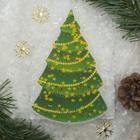 Световая картинка на прищепке "Елочка"(батарейки в комплекте), оптоволокно, 1 LED, RGB - Фото 2