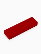 Футляр бархатный под зажим для галстука, кулон «Прямоугольник классический», 16.5×4.5×2.5 см, бордовый  (артикул 2319791)  большой выбор товаров оптом и в розницу по низким ценам с доставкой