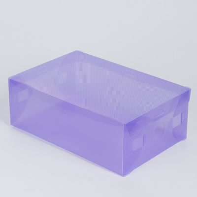 Короб для хранения 18х28х10 см "Моно" цвет фиолетовый