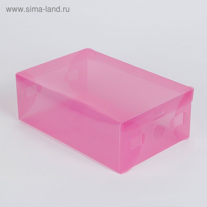 Короб для хранения «Моно», 18×28×10 см, цвет розовый - Фото 1