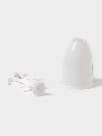 Форма для пончиков Доляна, 10×19 см, белая