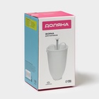 Форма для пончиков Доляна, 10×19 см, белая - Фото 7