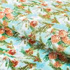 Бумага упаковочная тишью "Зимний лес", 50 х70 см - Фото 1