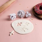 Плунжеры кондитерские Доляна «Птица», набор 3 шт., 4.5×5 см, пластик, белые - Фото 8