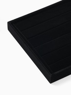 Подставка для колец QF 5 полос QF, флок, 35×24×3 см, чёрная - Фото 3