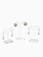 Подставка под серьги «QF. Ажурная», набор 3 шт. h=8.5, 10, 12 см, прозрачная - Фото 1