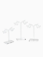 Подставка под серьги «QF. Ажурная», набор 3 шт. h=8.5, 10, 12 см, прозрачная - Фото 2