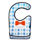 Нагрудник для кормления M&B «Джентльмен» непромокаемый на липучке, с карманом - Фото 2