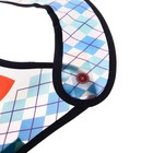 Нагрудник для кормления M&B «Джентльмен» непромокаемый на липучке, с карманом - Фото 4