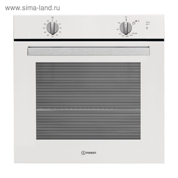 Духовой шкаф Indesit IGW 620 WH, газовый, белый - Фото 1