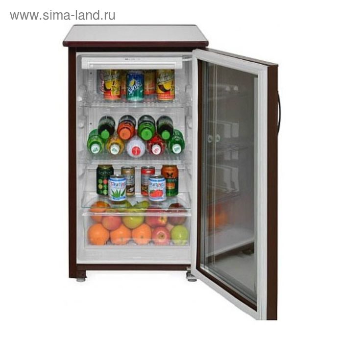 Холодильная витрина "Саратов" 505-01 (КШ-120), класс D, объем 120 л, однокамерный, коричневый 248339 - Фото 1