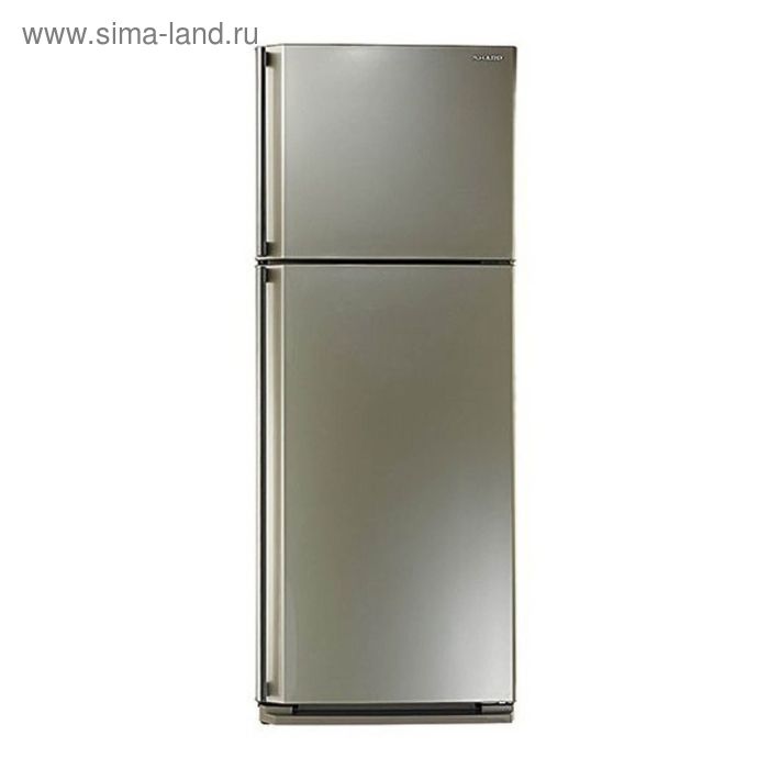 Холодильник Sharp SJ-58CCH, двухкамерный, класс А, 437 л, шампань - Фото 1