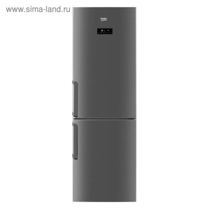 Холодильник Beko RCNK321E21X, двухкамерный, класс А+, 182 л, нержавеющая сталь - Фото 1