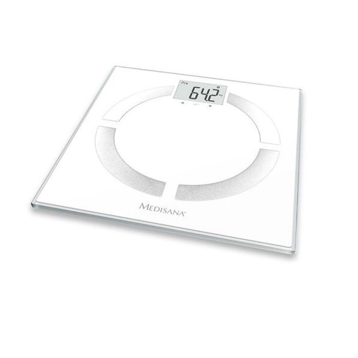 Весы напольные Medisana BS 444 Connect, электронные, до 180 кг, белые