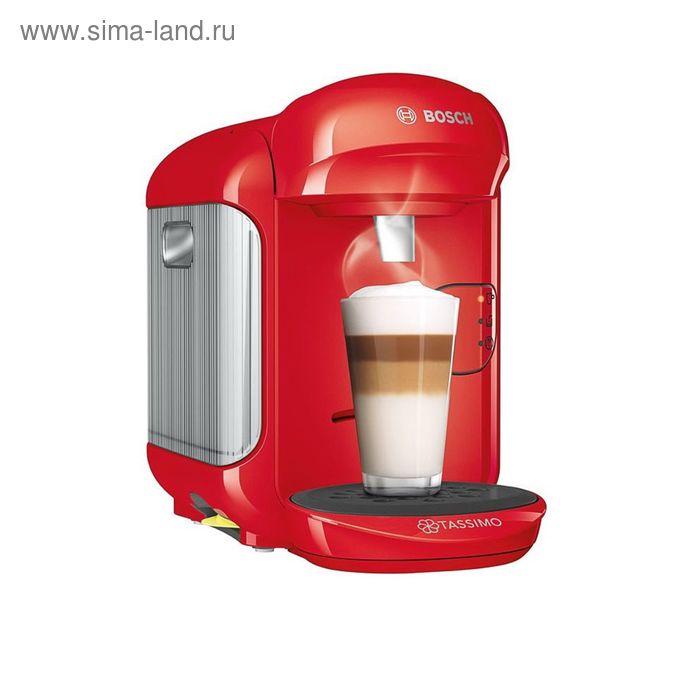 Кофемашина Bosch Tassimo TAS1403, капсульная, 1300 Вт, 0.7 л, красная - Фото 1