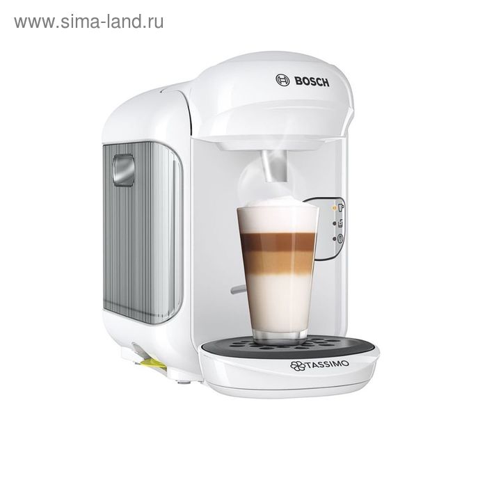 Кофемашина Bosch Tassimo TAS1404, капсульная, 1300 Вт, 0.7 л, белая - Фото 1